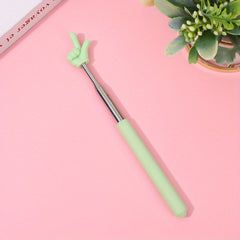 1pc Retractable Finger Reading Rods Stainless Steel Yellow Pink Green Purple
