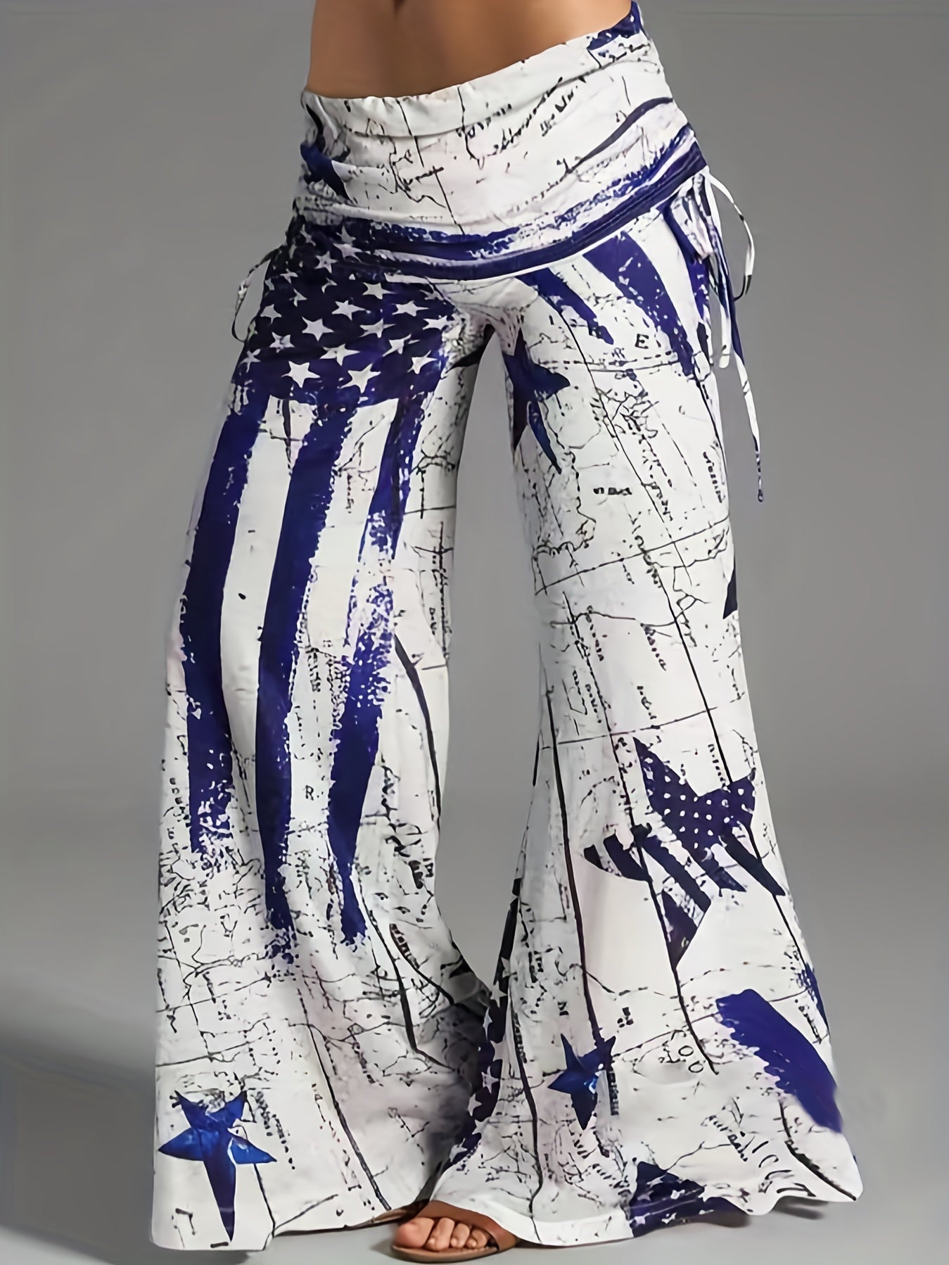 Flare Leg High Waist Pants for Women