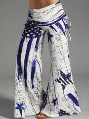 Flare Leg High Waist Pants for Women
