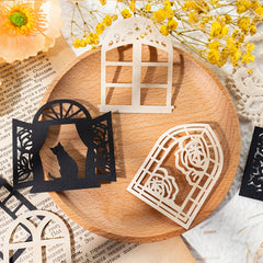 16pcs Hollowed Out Decoupage Paper for DIY Crafts Scrapbooking