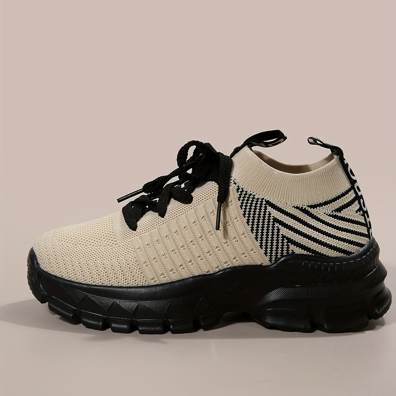 Women's Shockproof Running Shoes Lightweight Breathable Woven Sneakers