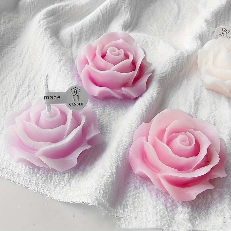 Romantic Rose Scented Candle for Bedroom Ornaments