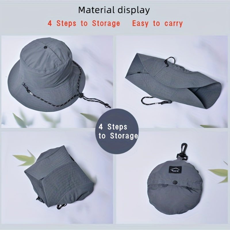 Summer Waterproof Sunscreen Fisherman Hat For Men And Women