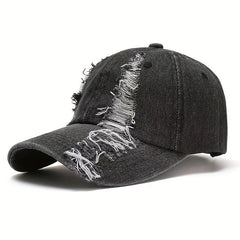 Men's Ripped Cowboy Baseball Cap Sun Hat
