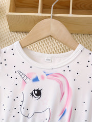 Unicorn Family Matching Outfits for Summer - Brother & Sister Set