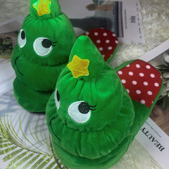 Women's Christmas Tree Funny Novelty Slippers