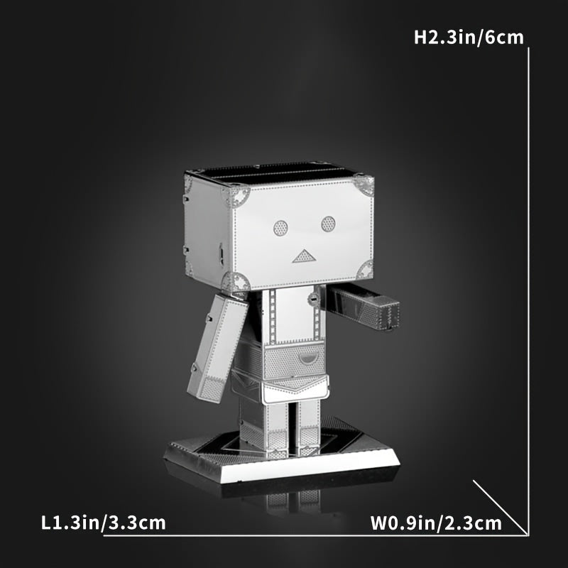 Cardboard Man 3D Metal Puzzle Assembly Model