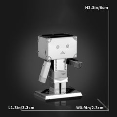 Cardboard Man 3D Metal Puzzle Assembly Model