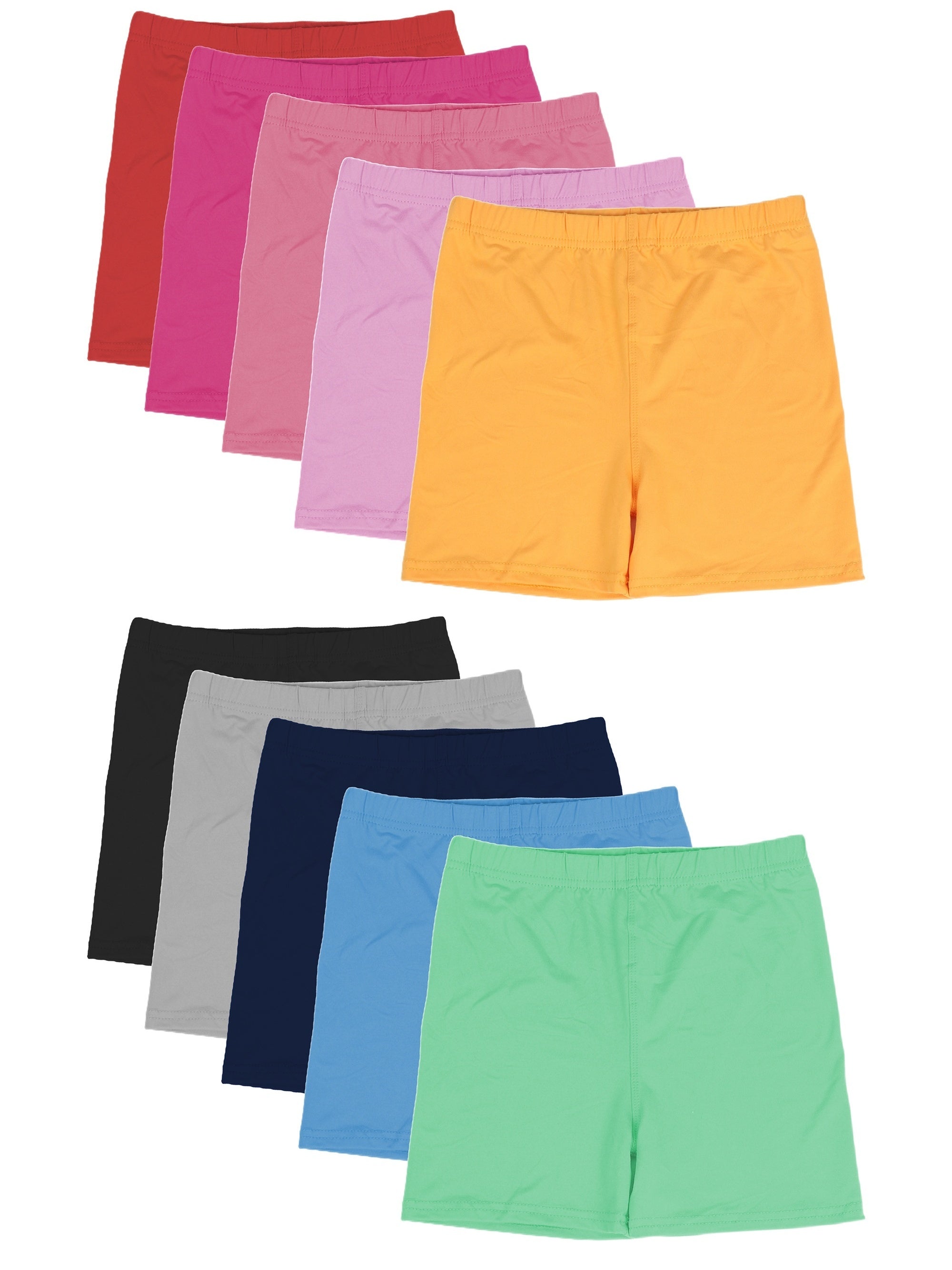 10 Girls Cotton Dance Bike Shorts Comfortable Safety Kids