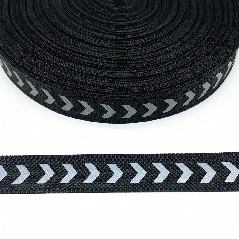 Grosgrain Reflective Ribbon 2 Yards Roll For DIY Crafts Sewing