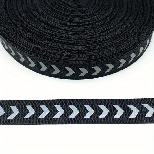 Grosgrain Reflective Ribbon 2 Yards Roll For DIY Crafts Sewing