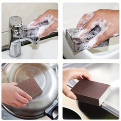 8pcs Sanding Sponges Metal Wood Polishing Kitchen Grill Cleaning Tools