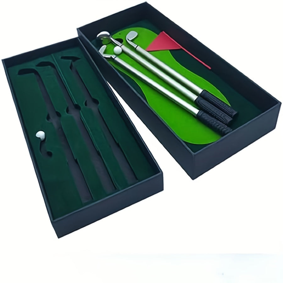 Golf Pen Set Mini Desktop Golf Ball Pen Gift For Desk Games Office & School