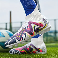 Boy's Non Slip Football Cleat with Spikes Outdoor Soccer Shoes