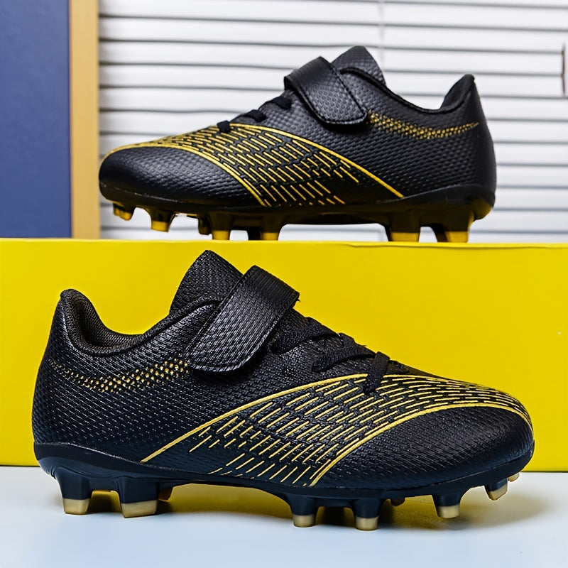Youth Soccer Cleats Non-Slip Athletic Shoes for Training & Competition