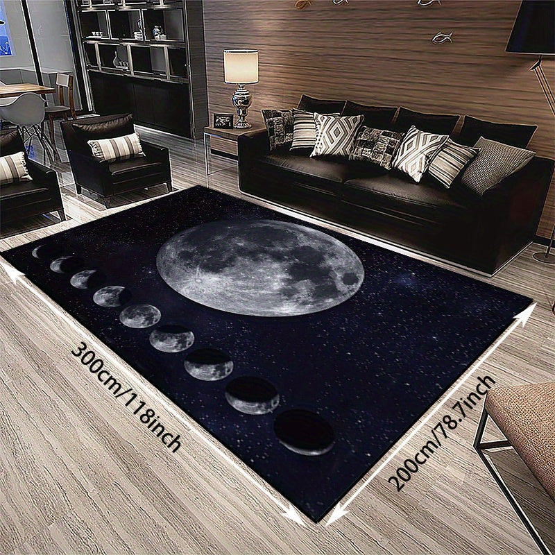 Universe Moon Starry Sky Carpet Living Room Bedside Large Carpet