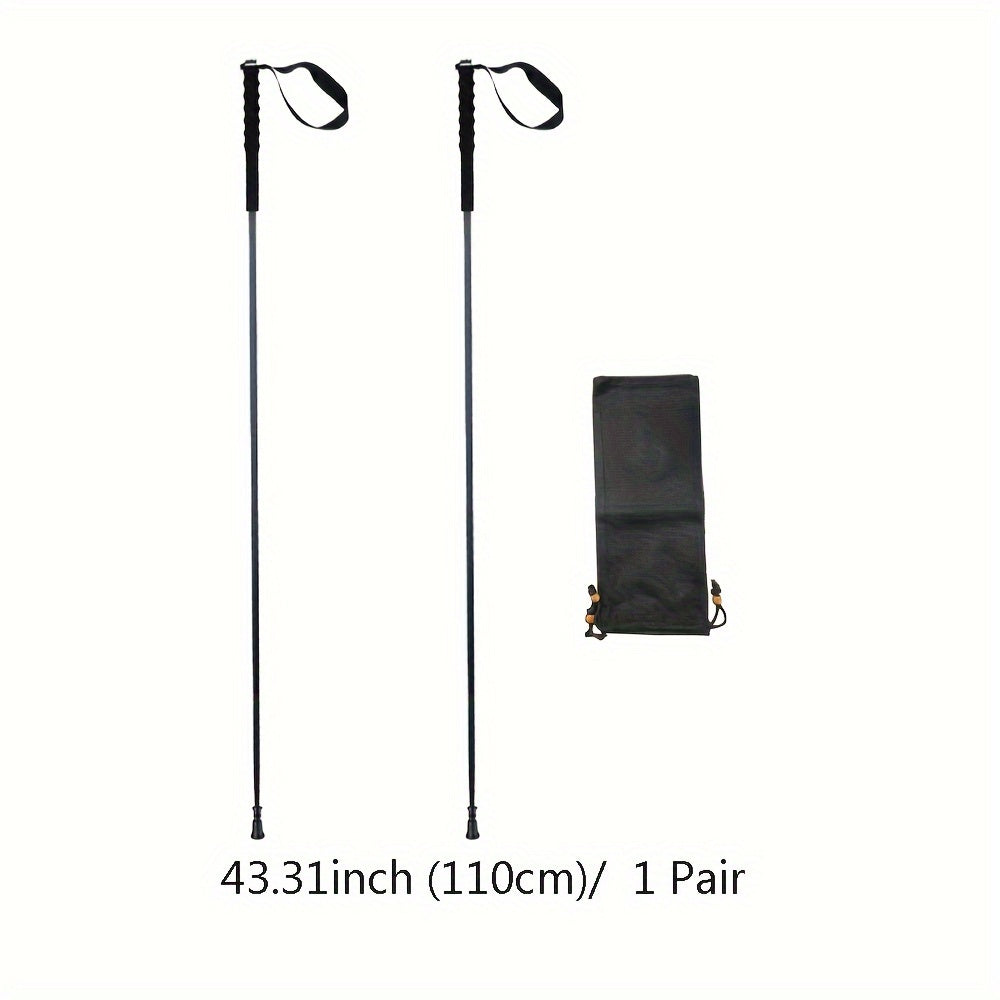Ultra Light Carbon Trekking Sticks 2 Pack for Sports and Climbing