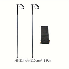 Ultra Light Carbon Trekking Sticks 2 Pack for Sports and Climbing