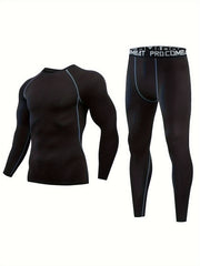 Men's Quick Dry Compression Shirt & Leggings Set