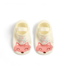 Baby Casual Cartoon Floor Socks With Non slip Straps