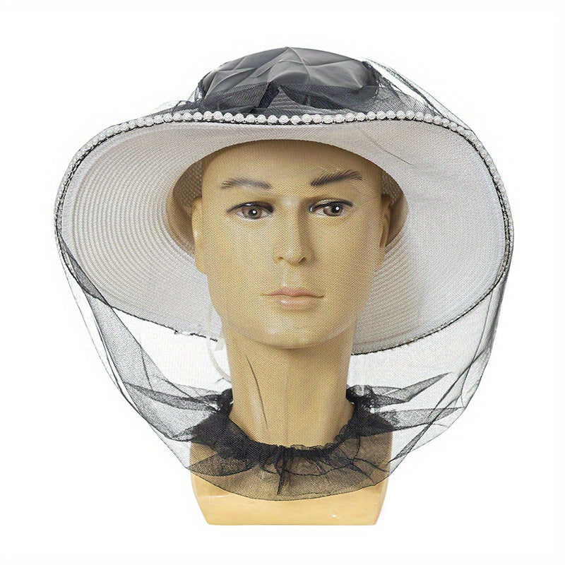 Camouflage Mosquito Fishing Hat for Outdoor Protection