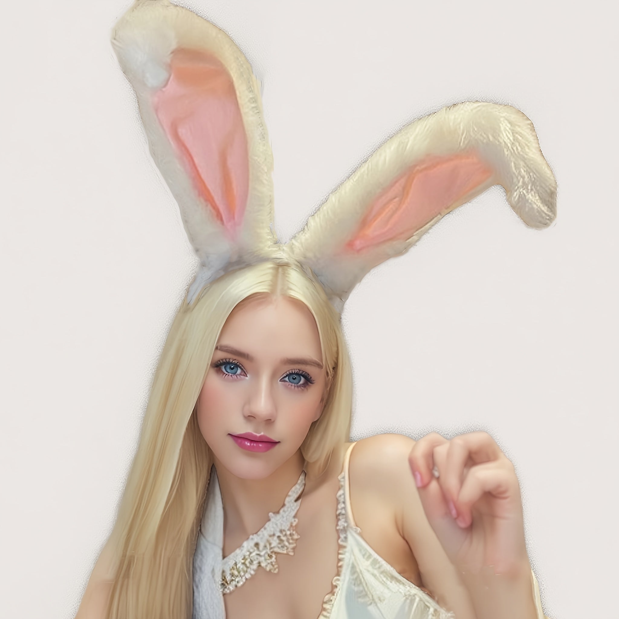 Rabbit Ears 2pcs Pack for Girls' Photography Easter Decoration