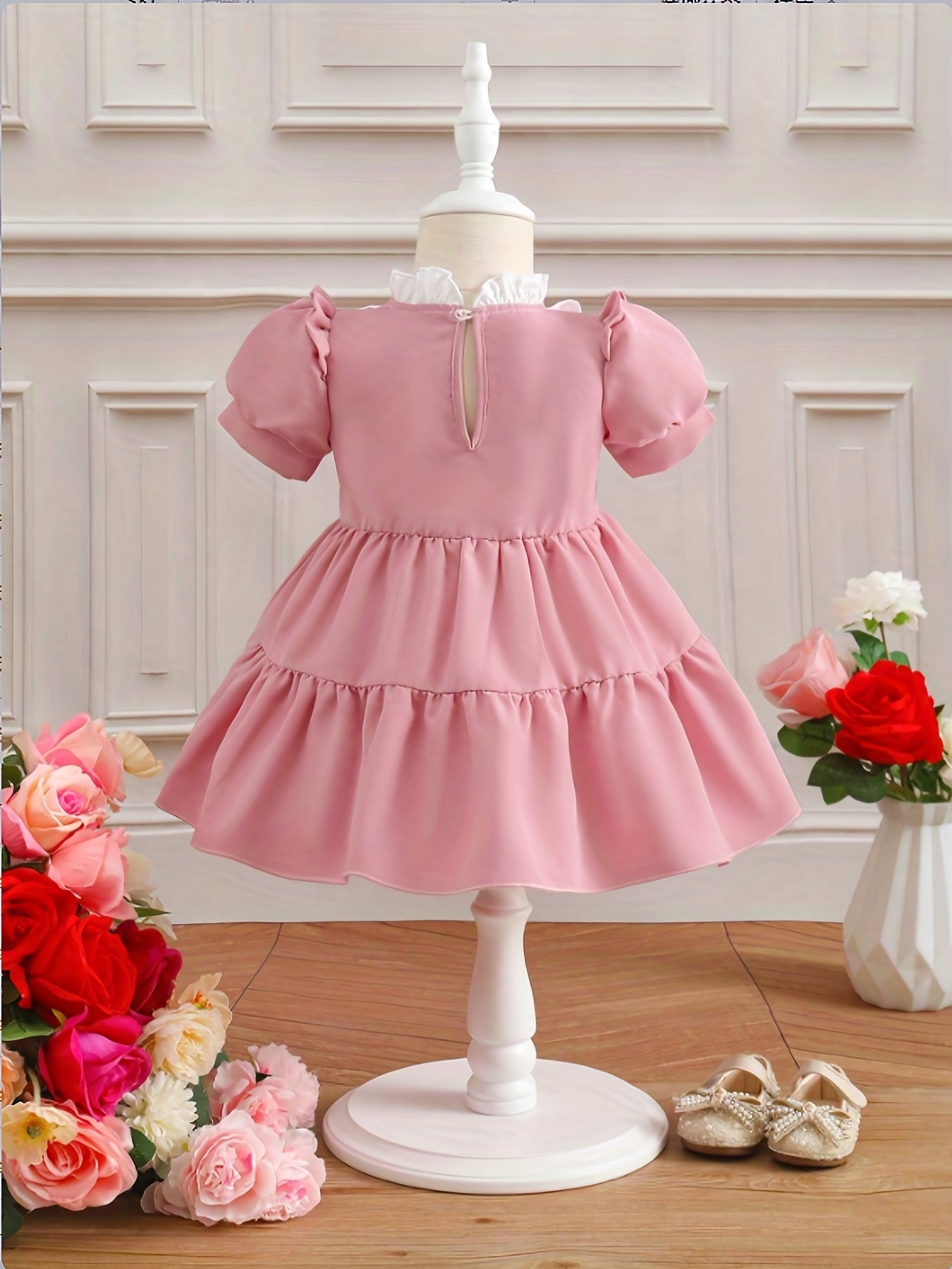 Baby Girl Palace Style Puffy Princess Christmas Dress