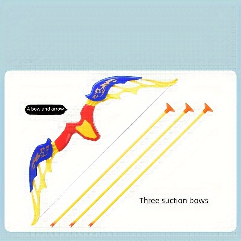 Outdoor Simulation Bow Toy with Suction Cup - Archery Toy