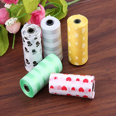 5pcs Thin Dog Poop Bags Leak Proof For Pet Outdoor Supplies