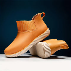 Women's Stylish Waterproof Rain Boots Non Slip Medium Calf Fishing Boots