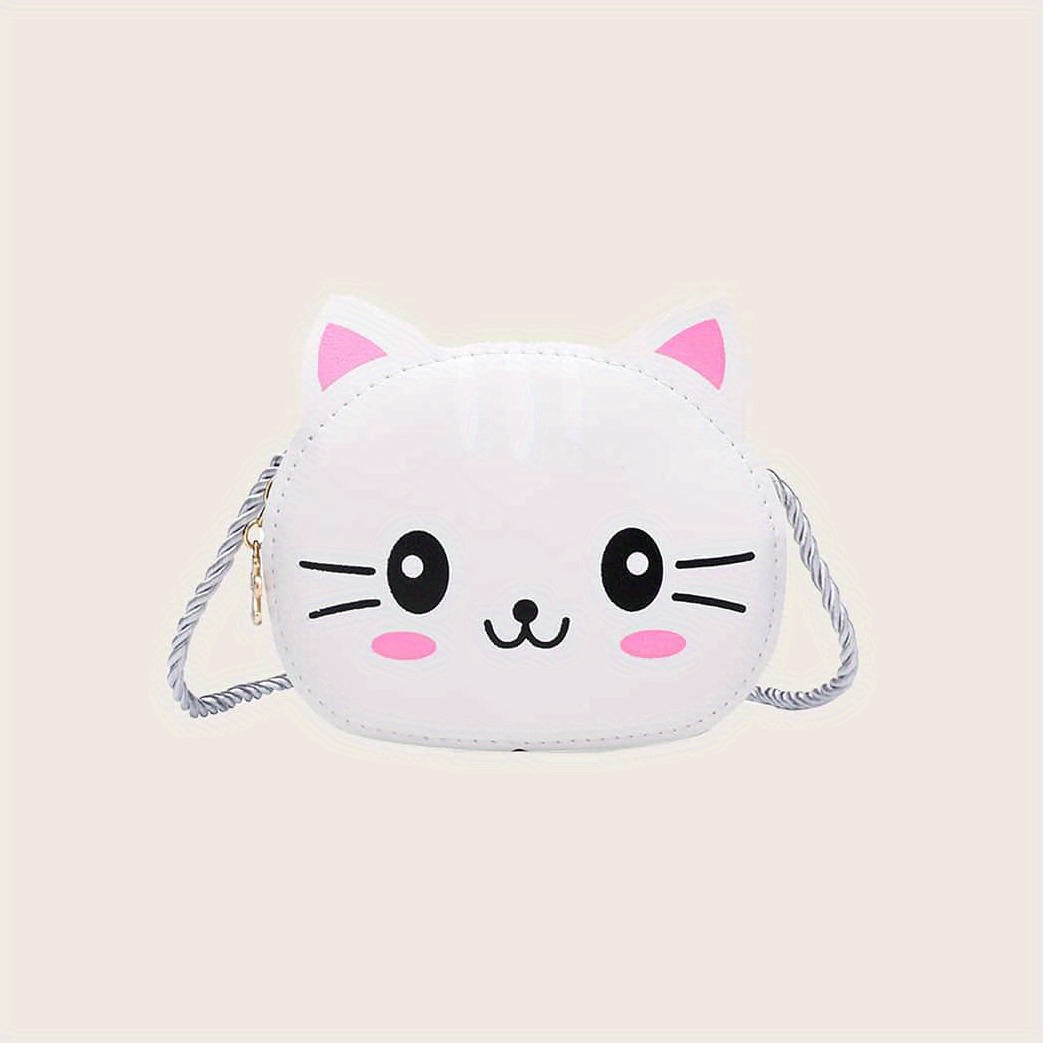 Mini Cat Cartoon Crossbody Bag for Girls