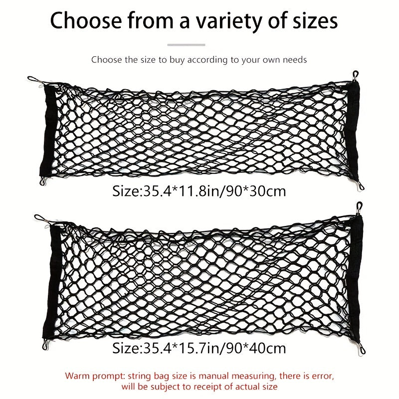 Heavy Duty Stretchable Trunk Net for SUVs Cars & Trucks