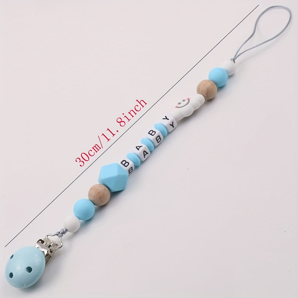 Cloud Silicone Pacifier Clip for Baby Safety