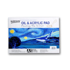 12 Sheets 300gsm Mix Media & Acrylic Paper Pad
