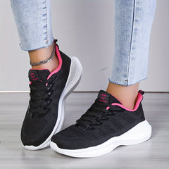 Women's Outdoor Sports Style Shoelaces Running Shoes Non slip Sneakers