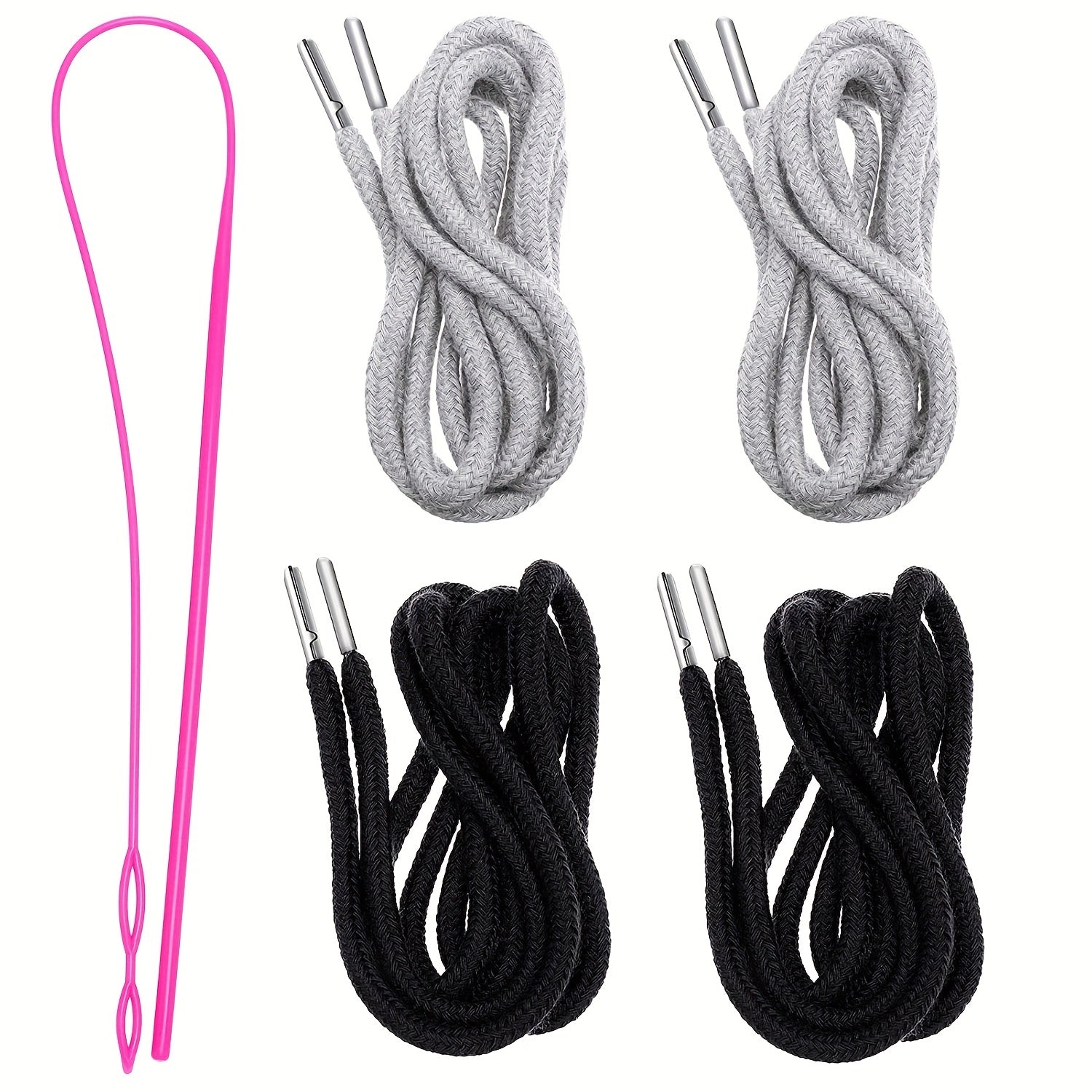 4pcs Drawstring Replacement Hoodie String Cord Shorts Drawstrings 54cm Long