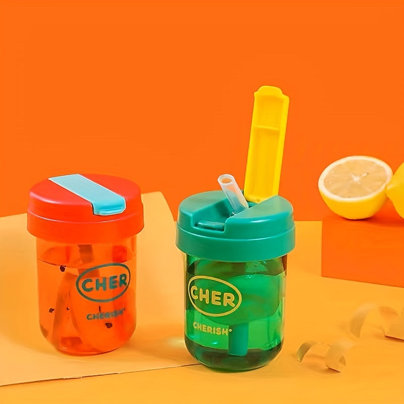 Mini Portable Coffee Cup & Plastic Straw Sports Water Bottle Ideal Gift