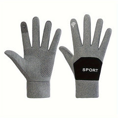 Men's Winter Thickened Coldproof Gloves - Non Slip Touch Screen Warm Gloves