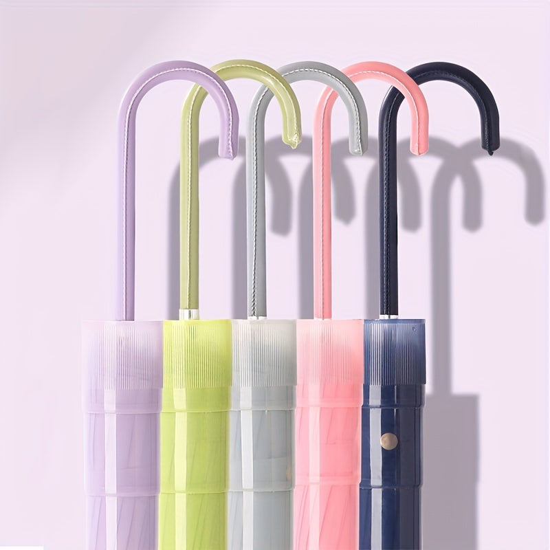 Large Windproof Umbrella with Auto Open and Leak-proof Cover