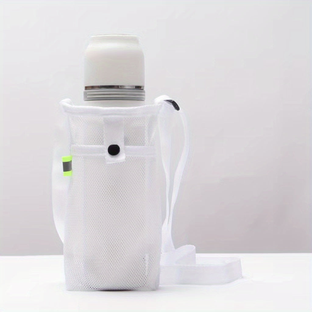 Water Bottle Portable Storage Bag with Adjustable Shoulder Belt