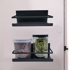 Kitchen Rack Refrigerator Magnetic Shelf Easy Installation Organizer