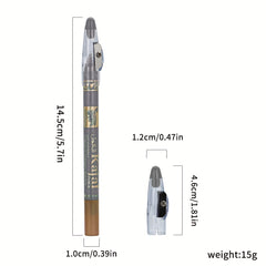 Waterproof Gunmetal Gray Eyeshadow Stick Creamy Metallic Shadow