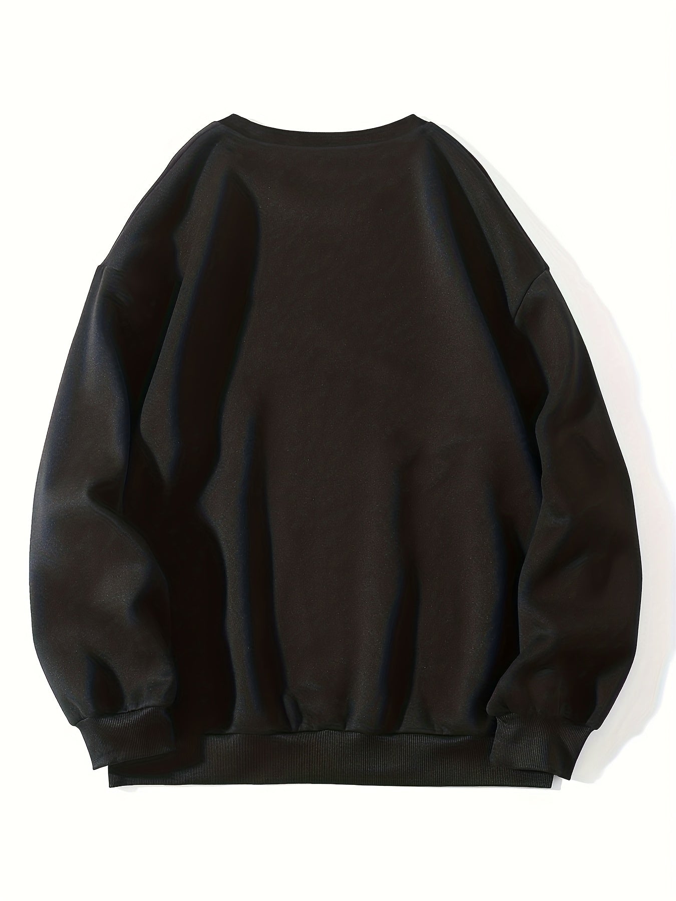 Butterfly Print Crew Neck Sweatshirt for Women
