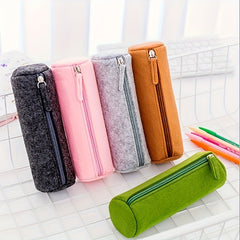 Large Capacity Felt Pencil Bag Student Supplies School Office Case Gift