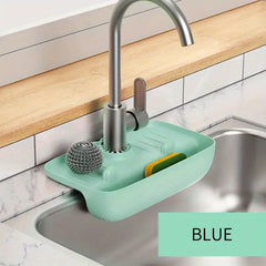 Faucet Splash Proof Drain Rack Sink Water Collecting Pad Non Slip Counter Pad