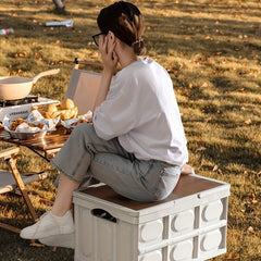 Foldable Car Trunk Storage Box for Outdoor Camping Picnics