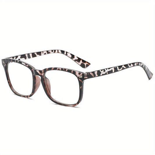 Men's Women's Glasses Spring Legs Flat Mirror Sunglasses