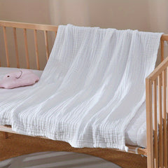 Baby Cotton Gauze Bath Towel Newborn Seersucker Quilt