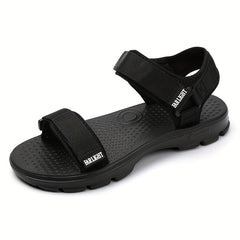 Men's Hook And Loop Non Slip Sandals Comfy Beach Shoes