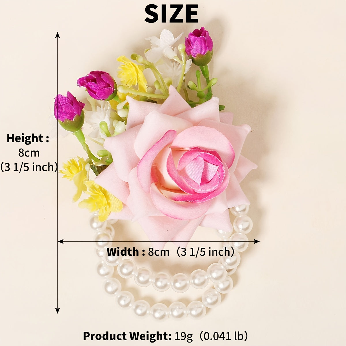 Rose Wrist Corsage Wedding Bride Wrist Flower Bridesmaids Corsages